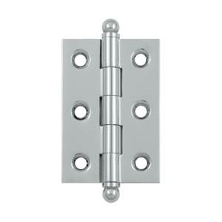 Patioplus 2.5 x 1.68 in. Hinge with Ball Tips- Bright Chrome, Solid PA3236530